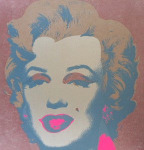 Marilyn Monroe, 11.26<br />Silkscreen<br />36 x 36 inches