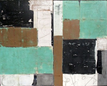 Tags0414 <br> Mixed media on panel <br> 48 x 60 inches