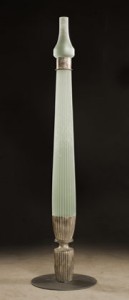 The Lightness of Being #6 <br> Glass and bronze <br> 87.5 x 8 inches