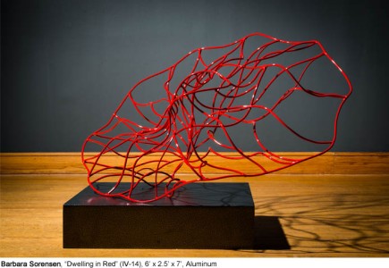 Dwelling in Red<br>Aluminum<br>6' x 2.5' x 7'